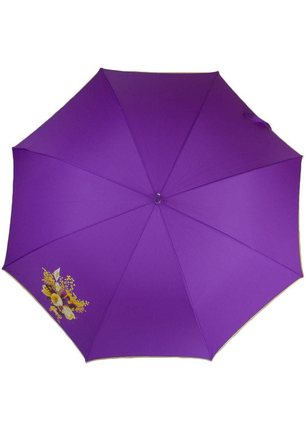 Фиолетовый зонт-трость полуавтомат 105 см Airton (197762214)