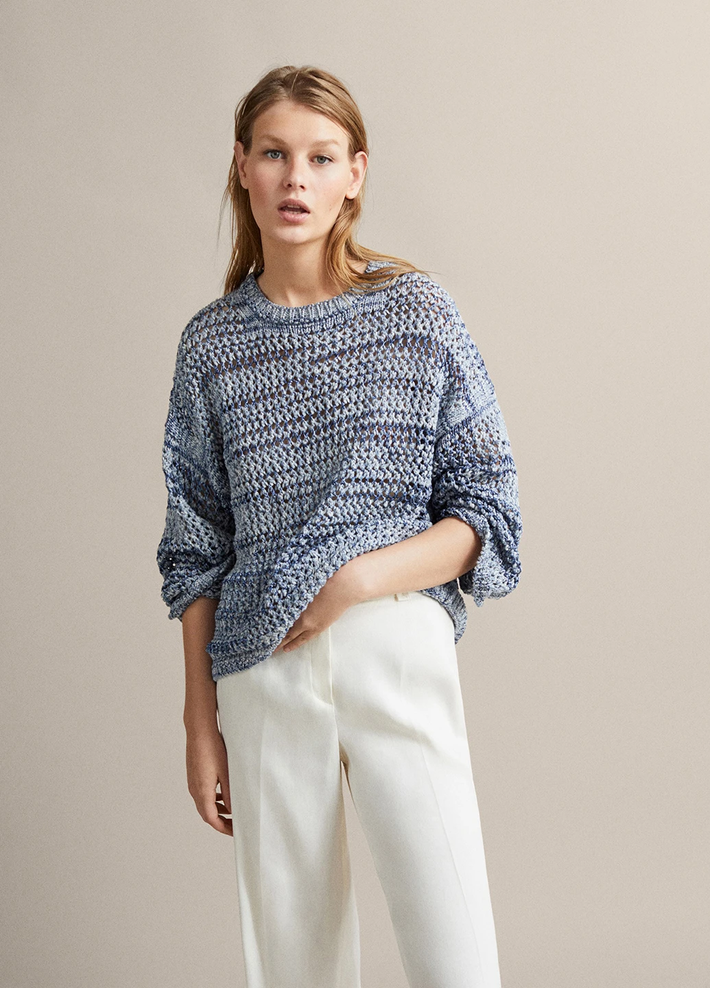Синій демісезонний джемпер джемпер Massimo Dutti