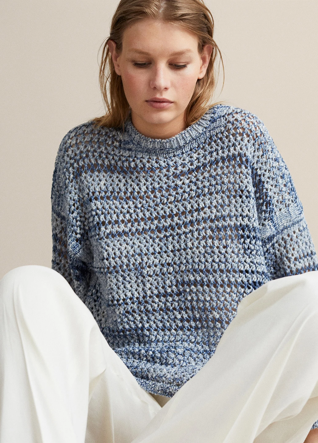 Синій демісезонний джемпер джемпер Massimo Dutti