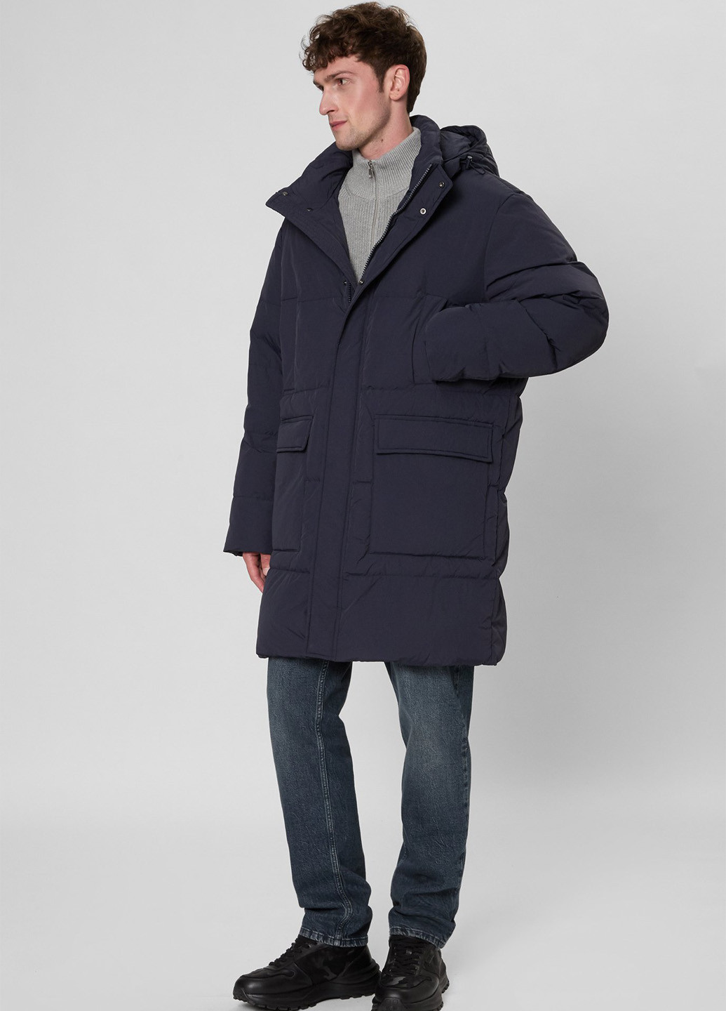 Синій зимній Пуховик PRPY