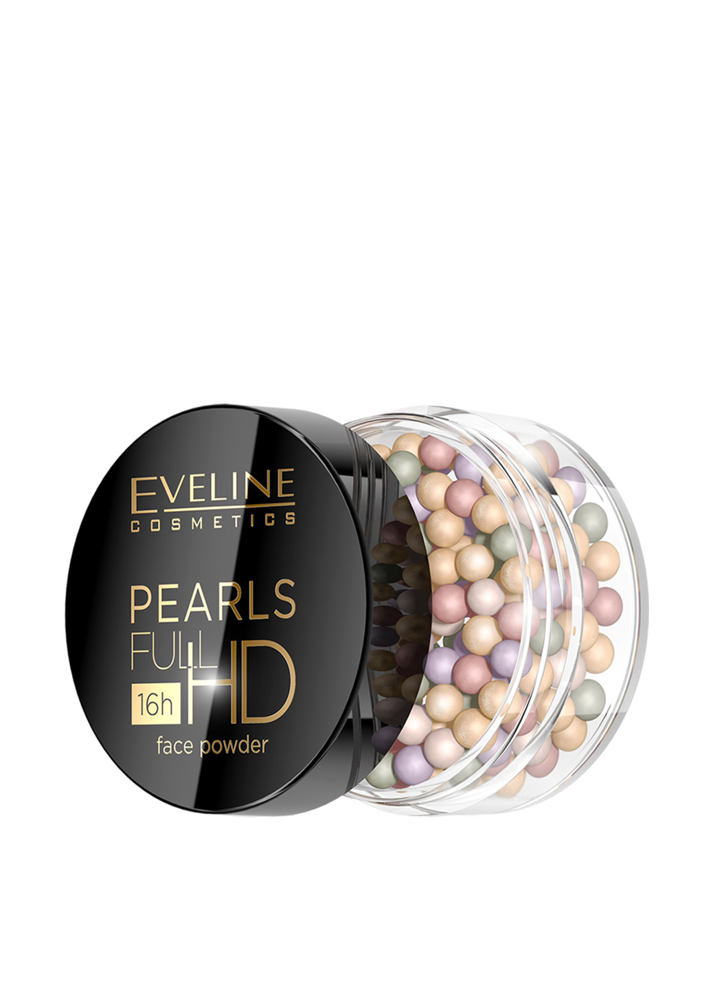 Пудра для лица выравнивающая шариковая Pearls Full HD, 15 г Eveline Cosmetics (74326340)
