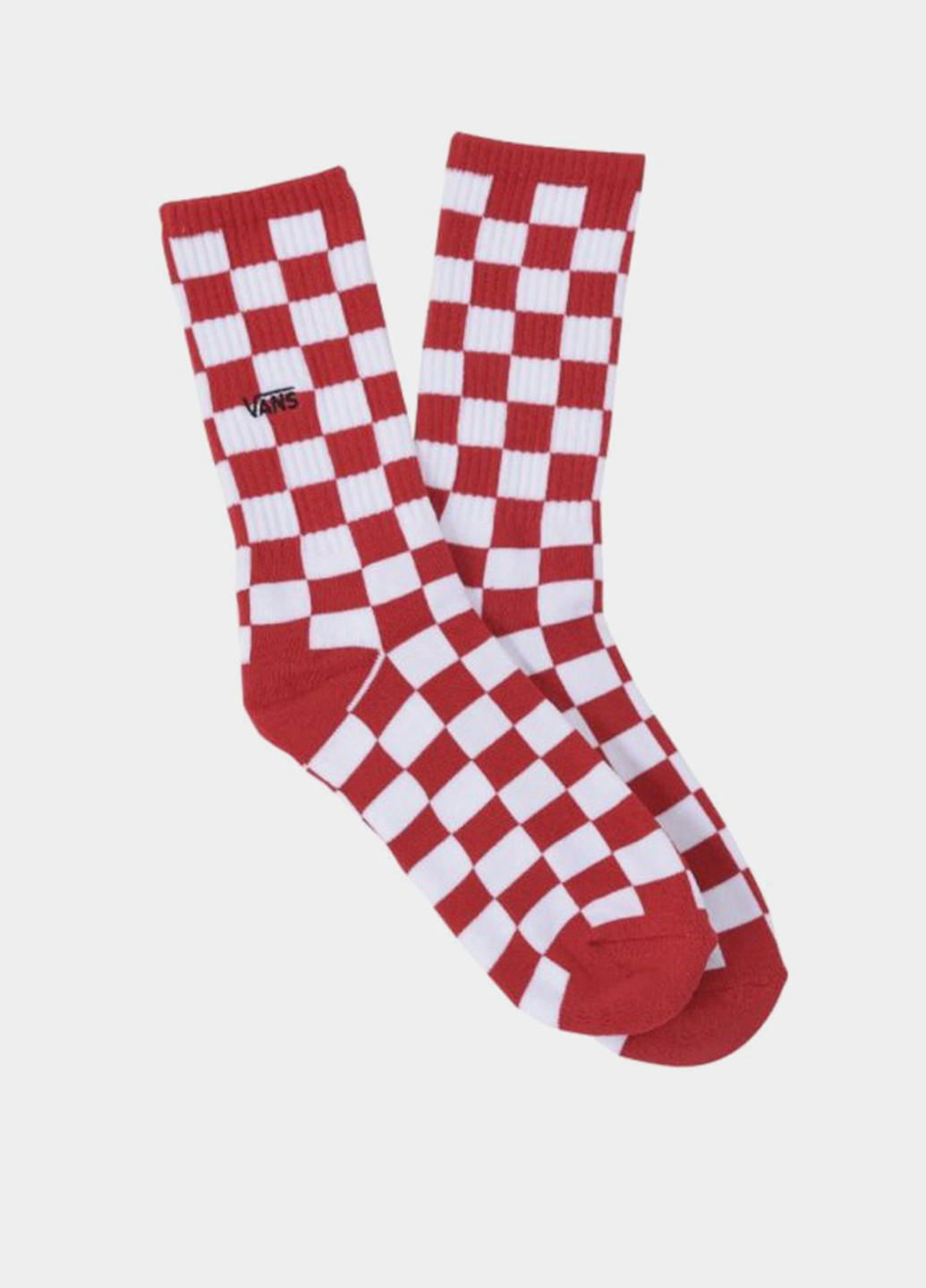 Червоні шкарпетки Vans клітинка (327234555)