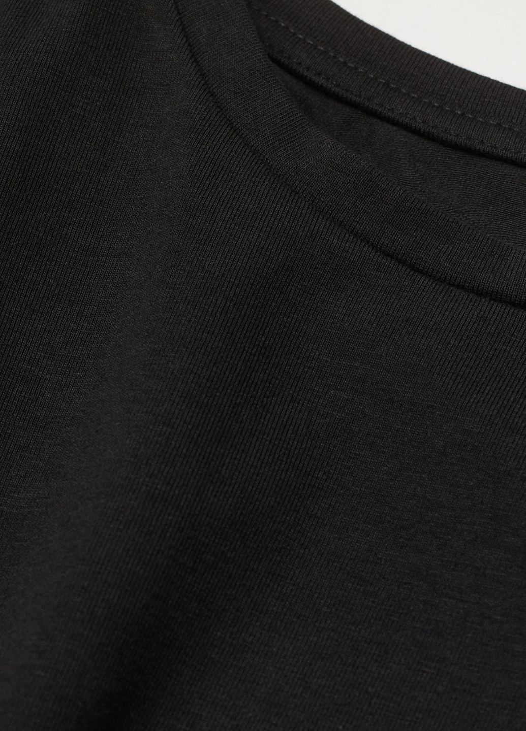 Черное кэжуал платье H&M однотонное