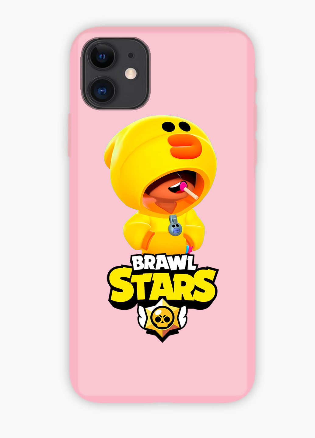 Чохол силіконовий Apple Iphone Xr Леон Качка Курча Бравл Старс (Leon Sally Brawl Stars) (8225-1020) MobiPrint (219288259)