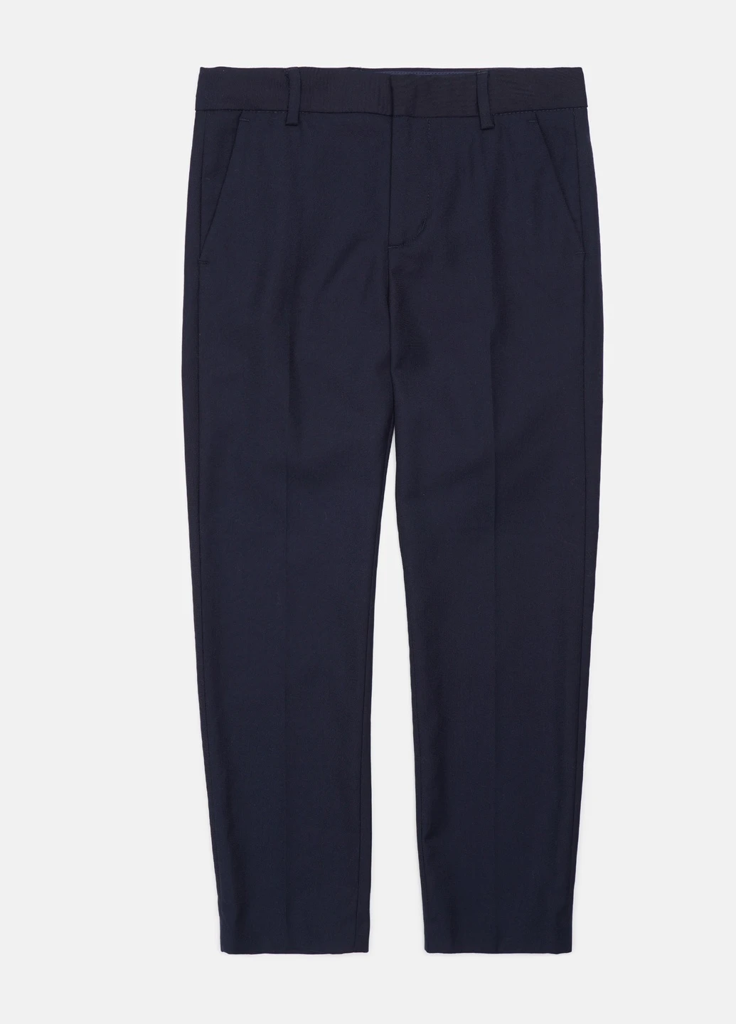 Темно-синие кэжуал летние брюки H&M