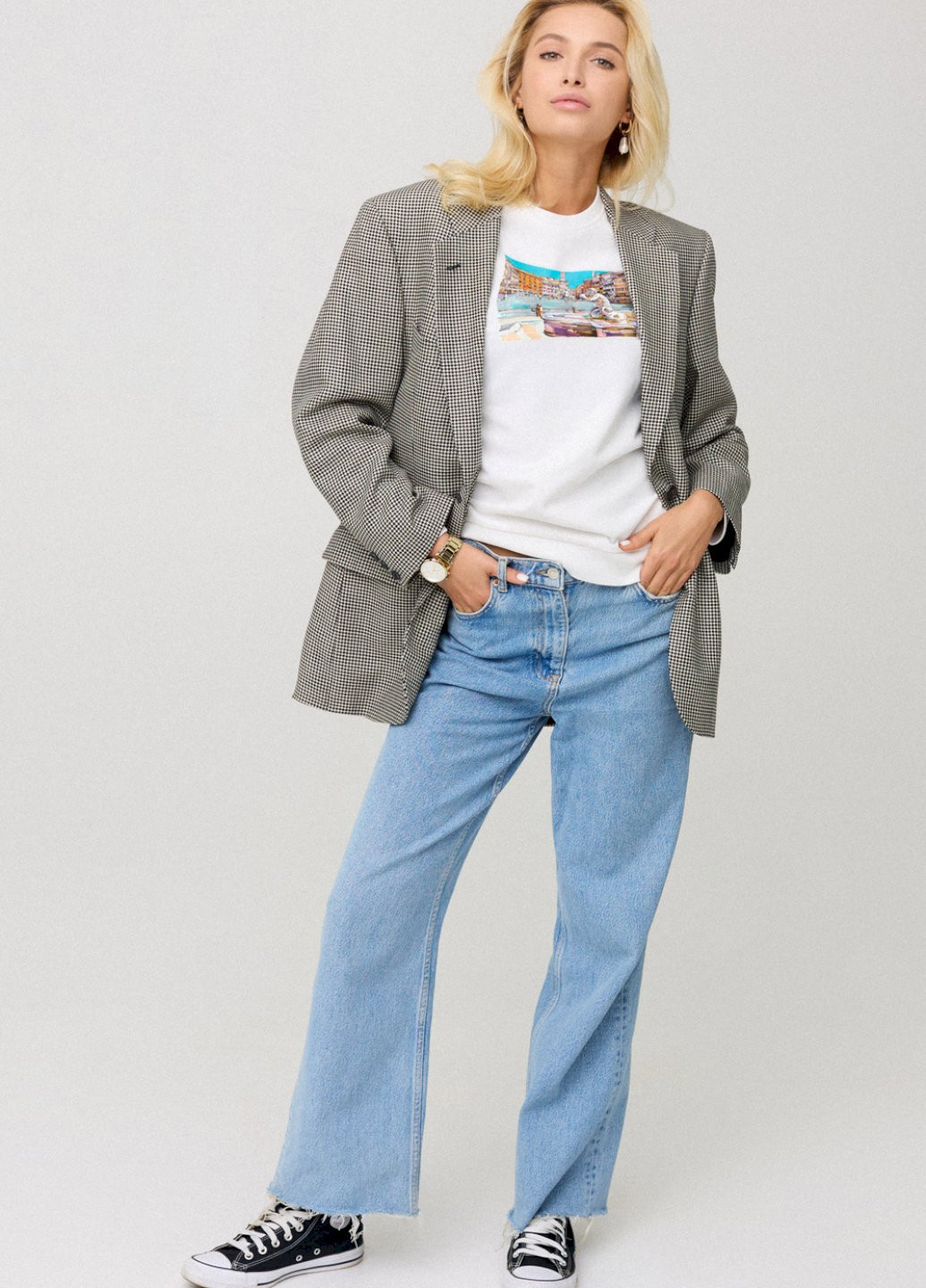 Білий світшот жіночій basic /no flis/ YAPPI (254658681)