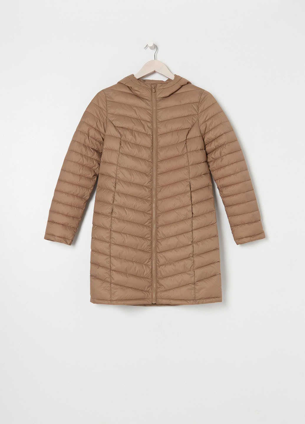 Коричнева демісезонна куртка Sinsay