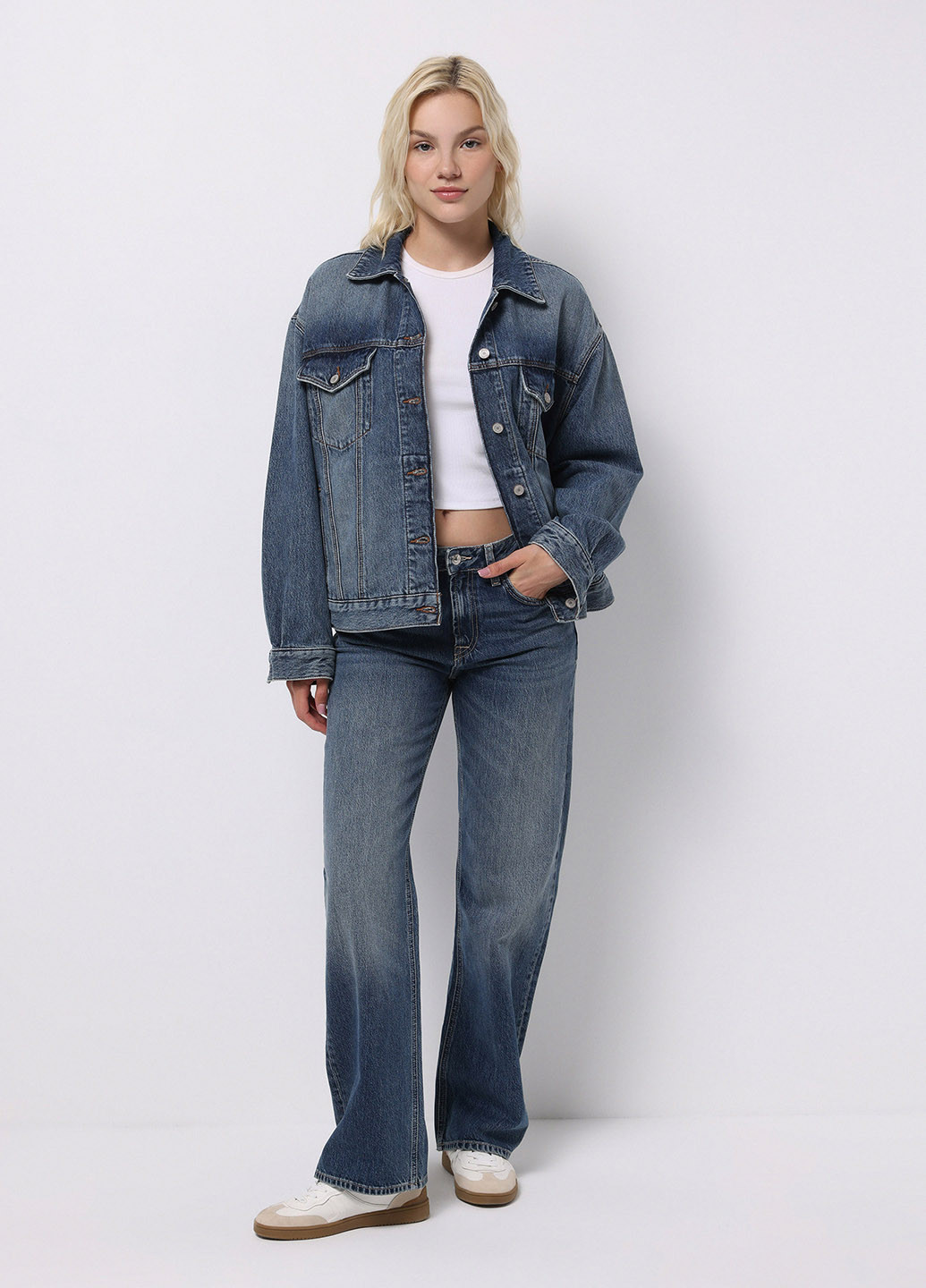 Синяя демисезонная куртка Colin's