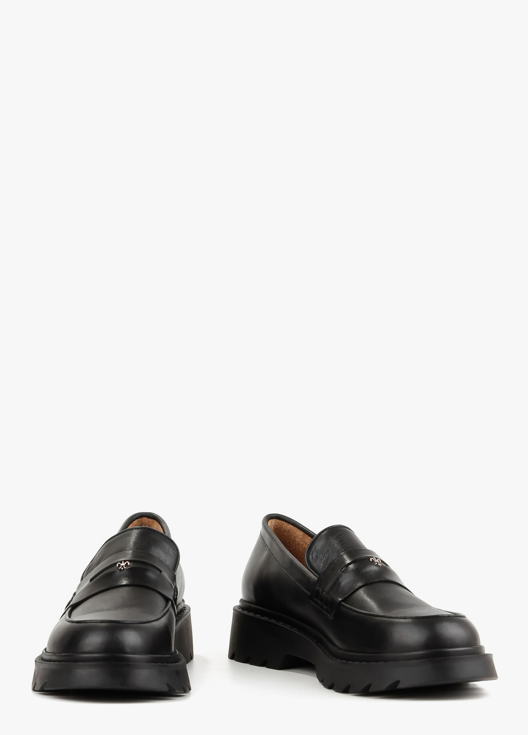 Le'BERDES Туфли лоферы черный з натуральная кожа, украина — демисезон (307526259)