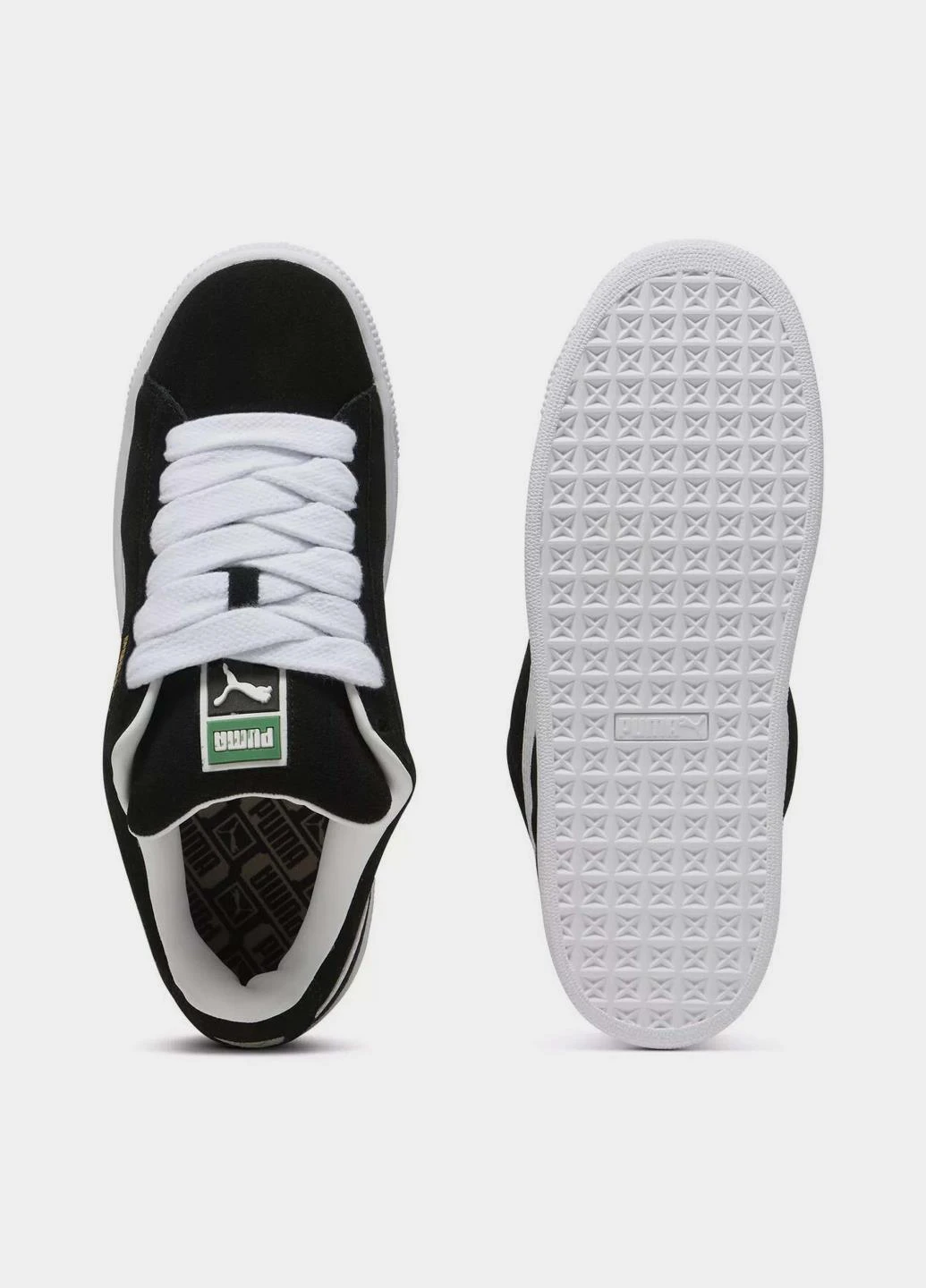 Черно-белые кеды 39520502 Puma SUEDE XL