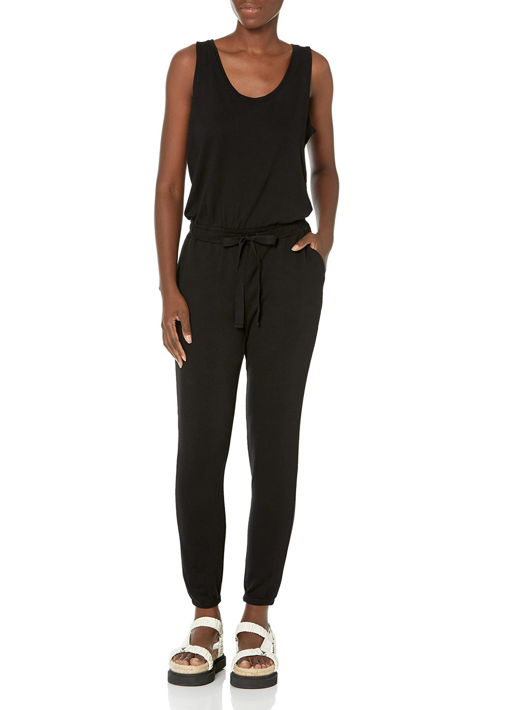 Комбінезон Daily Ritual комбінезон-брюки однотонний чорний кежуал район