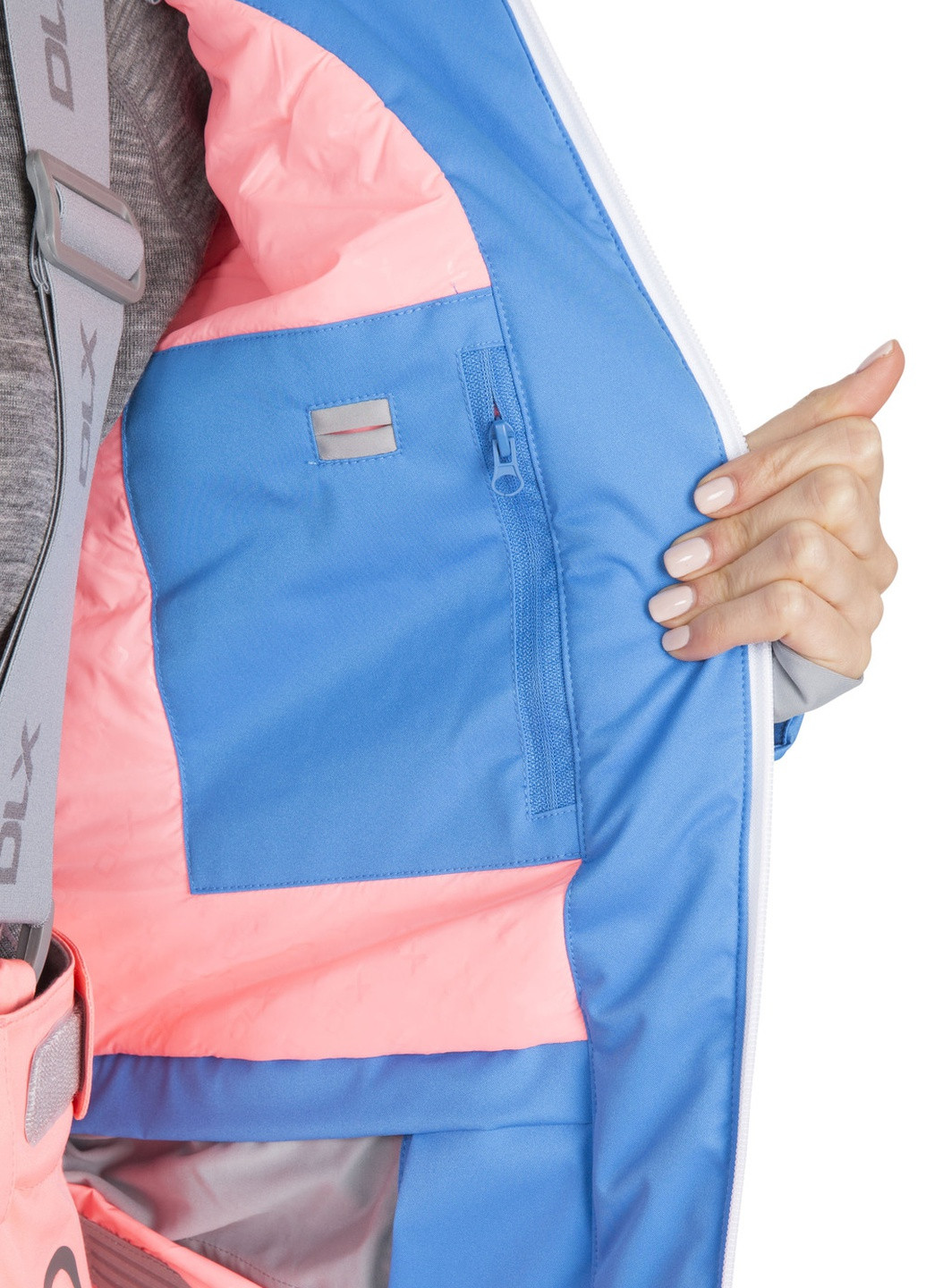 Блакитна демісезонна куртка Trespass NATASHA - FEMALE DLX SKI JKT