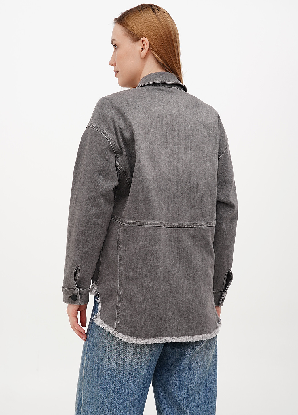 Серая демисезонная куртка Oui