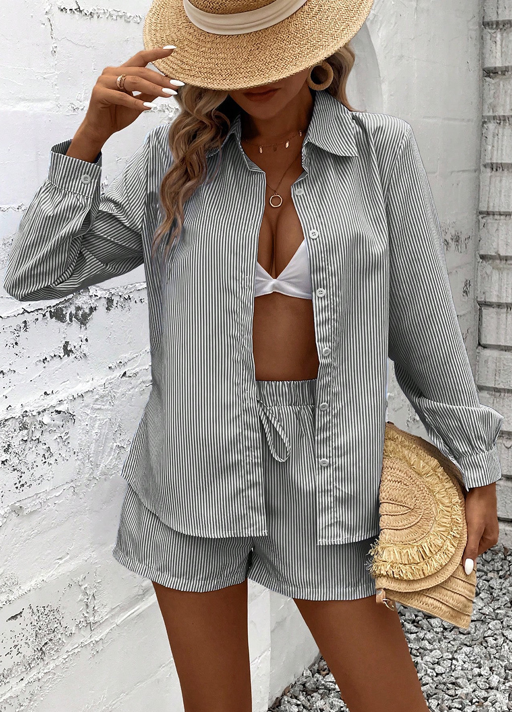 Костюм (рубашка, шорты) SHEIN (367042291)