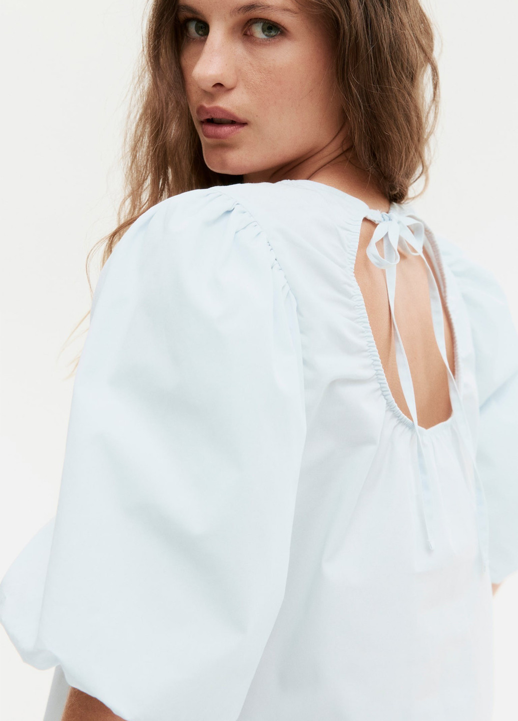 Блакитна блуза H&M