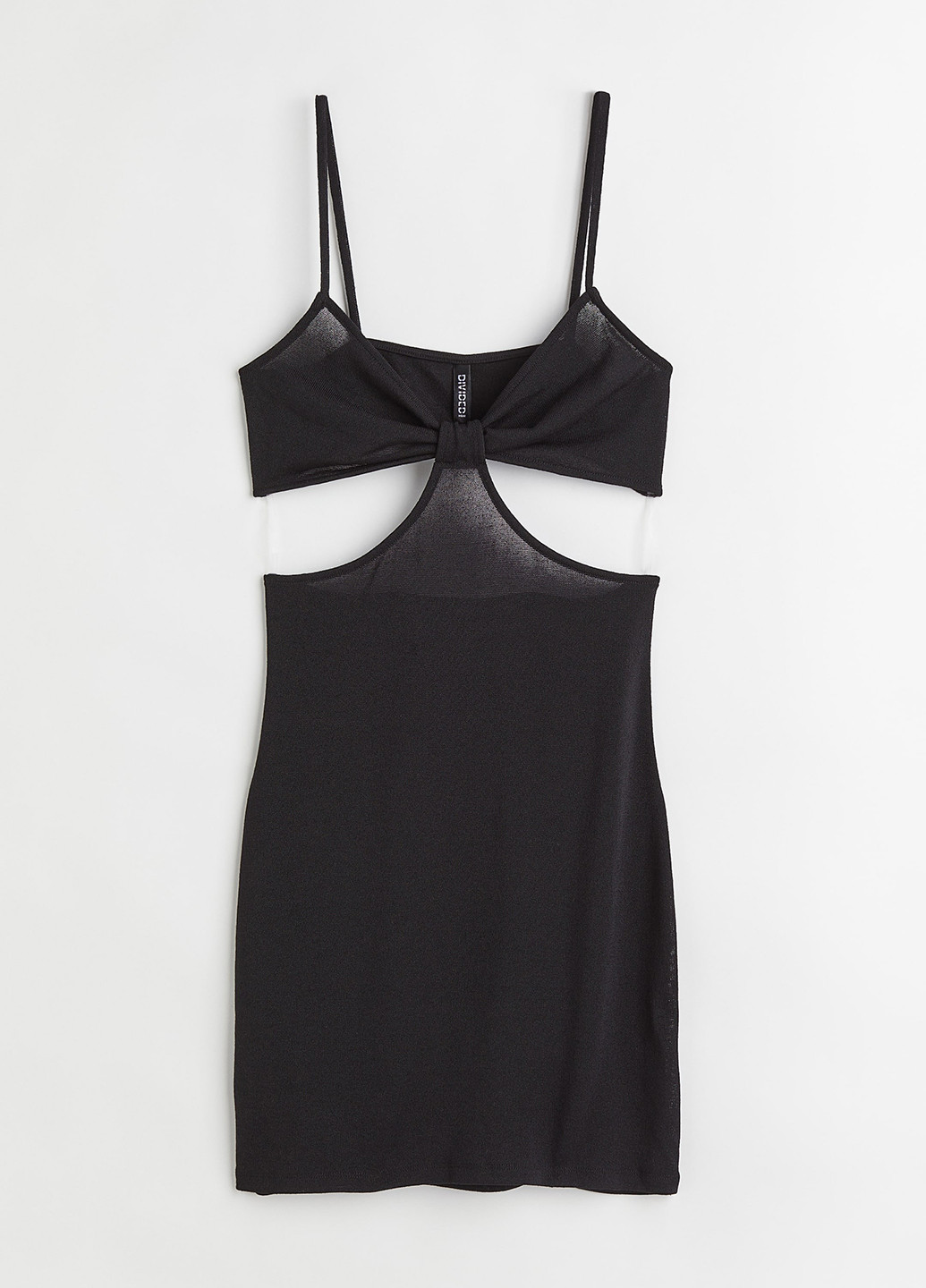 Чорна кежуал сукня футляр H&M однотонна