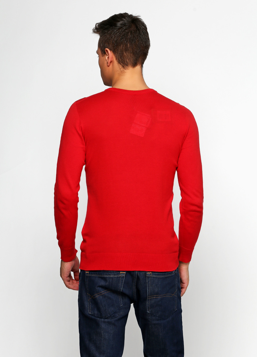 Красный демисезонный пуловер пуловер Van Cliff