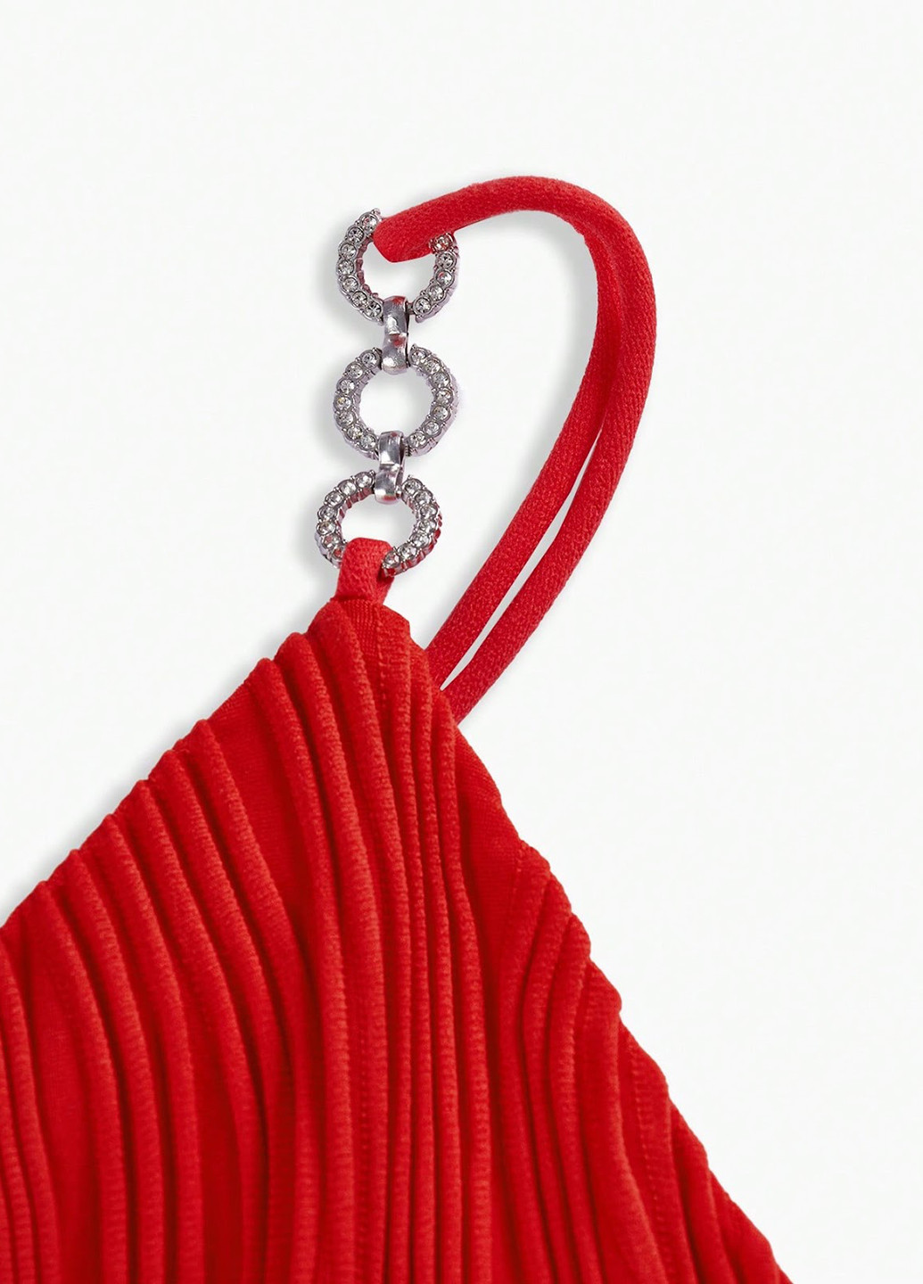 Червона святковий сукня на одне плече SHEIN однотонна