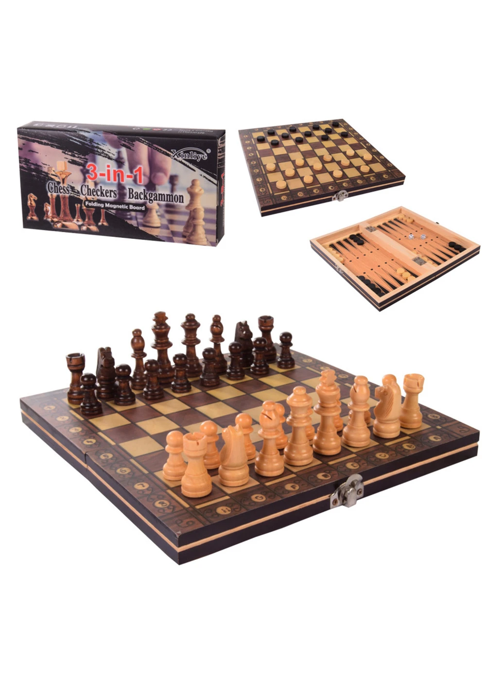 Детская настольная игра Шахматы 24х24х2 см A-Toys (254051871)