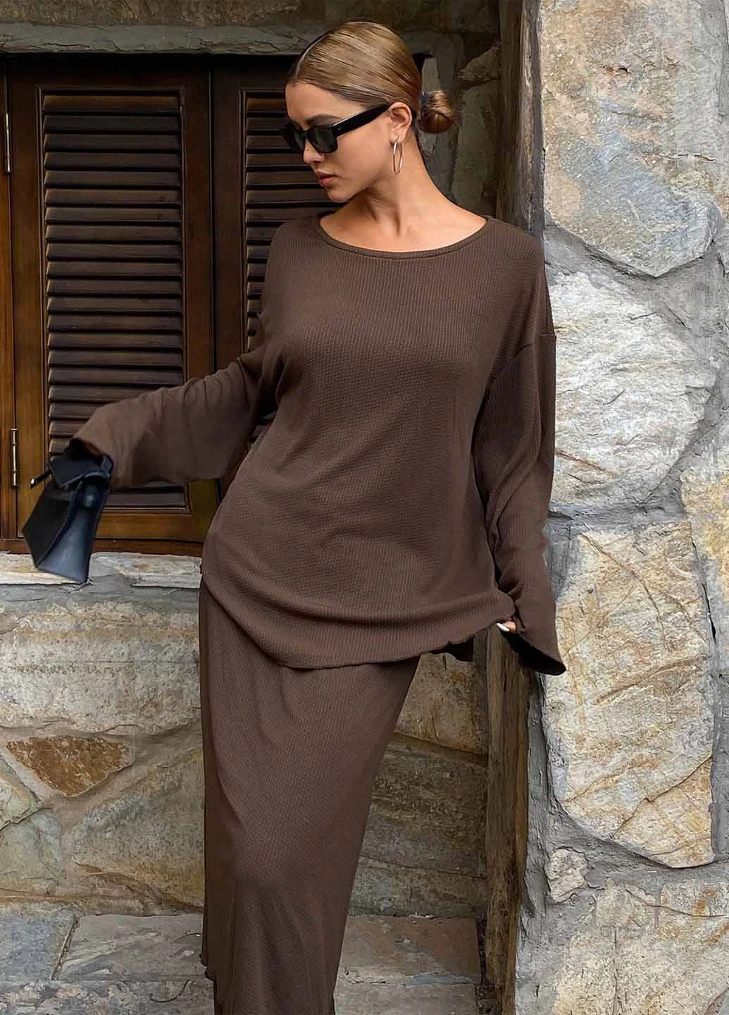 Костюм (лонгслів, спідниця) SHEIN (367004115)