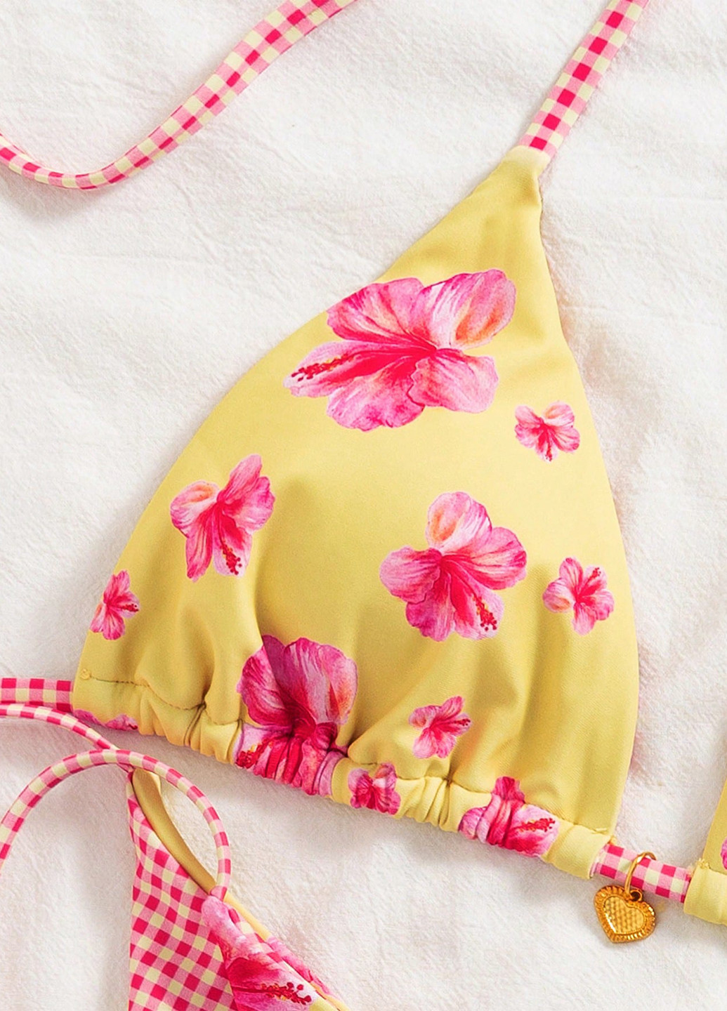 Комбінований літній купальник (бюст, трусики) роздільний SHEIN