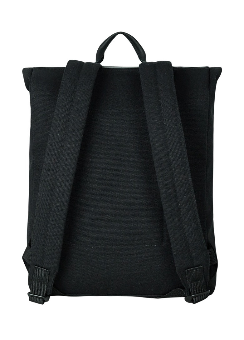 Рюкзак Унисекс Leather Canvas Черный R0503EX011 Exodus (254585232)