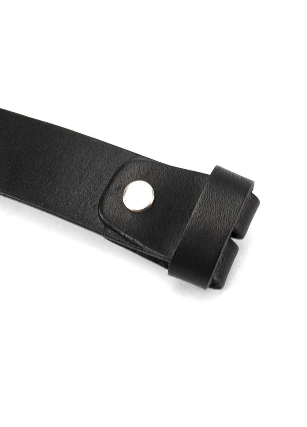 Ремень женский кожаный-узел без пряжки черный SF-258 black (125 см) SFIP (253411511)