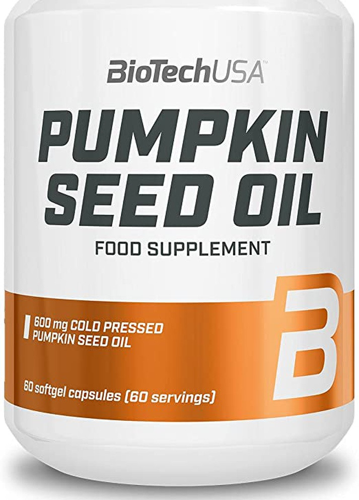 Гарбузове масло Pumpkin Seed Oil 60 caps Biotech (254325732)
