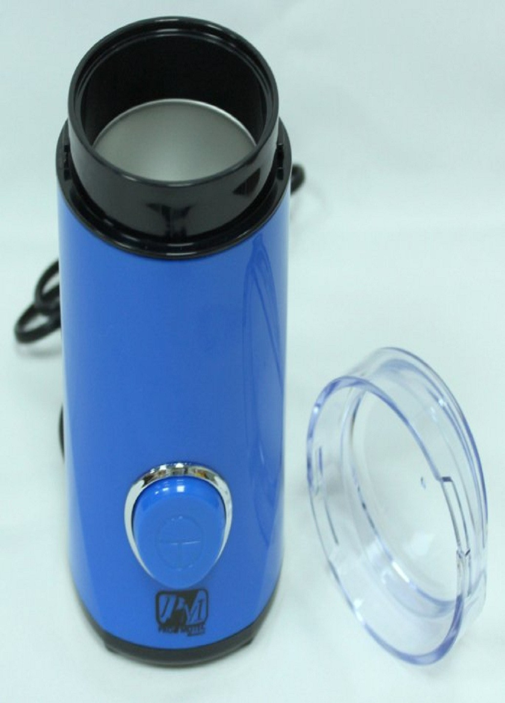 Кофемолка электрическая кухонная с ножами из нержавающей стали Original PM-596 50г 200 Вт Blue Promotec (253932365)