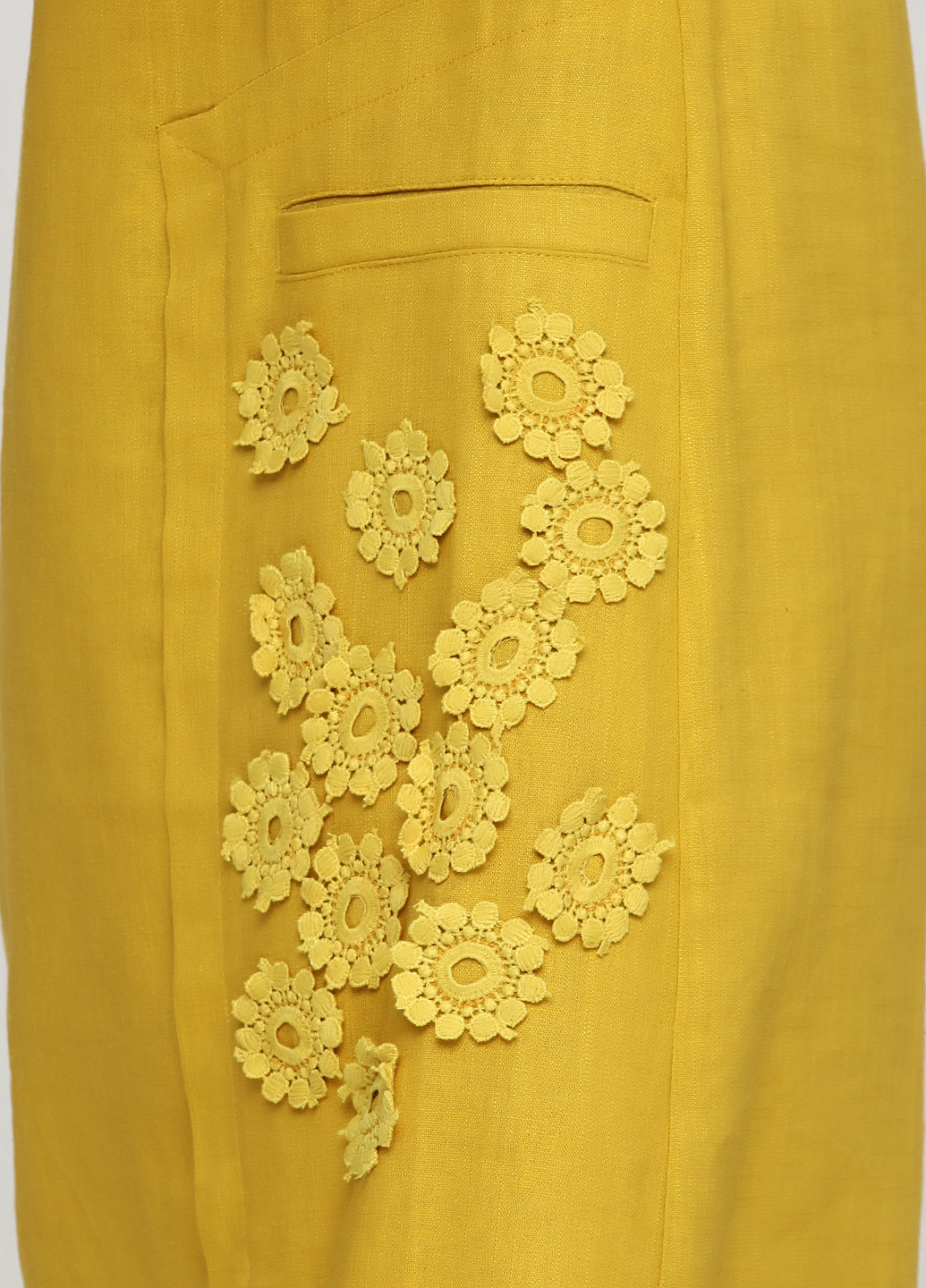 Жовтий кежуал сукня а-силует Ruta-S з квітковим принтом