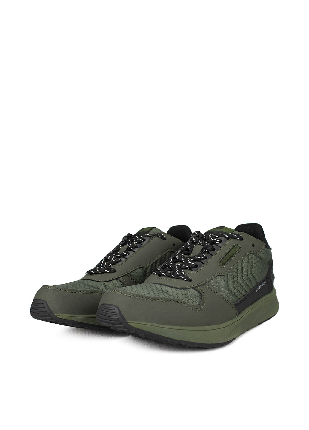 Темно-зеленые демисезонные кроссовки Restime