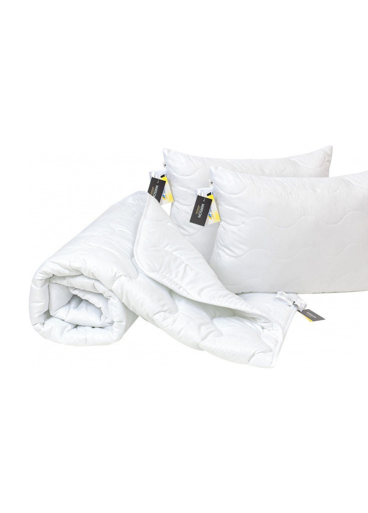 Одеяло MirSon Набор Eco-Soft Всесезонный 1696 Eco Light White Одеяло + под (2200002655262) No Brand (254014444)