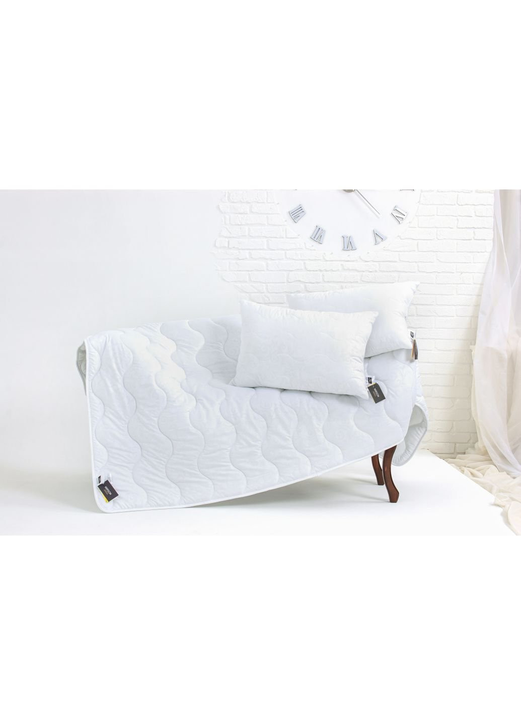 Одеяло MirSon Набор Eco-Soft Всесезонный 1696 Eco Light White Одеяло + под (2200002655262) No Brand (254014444)