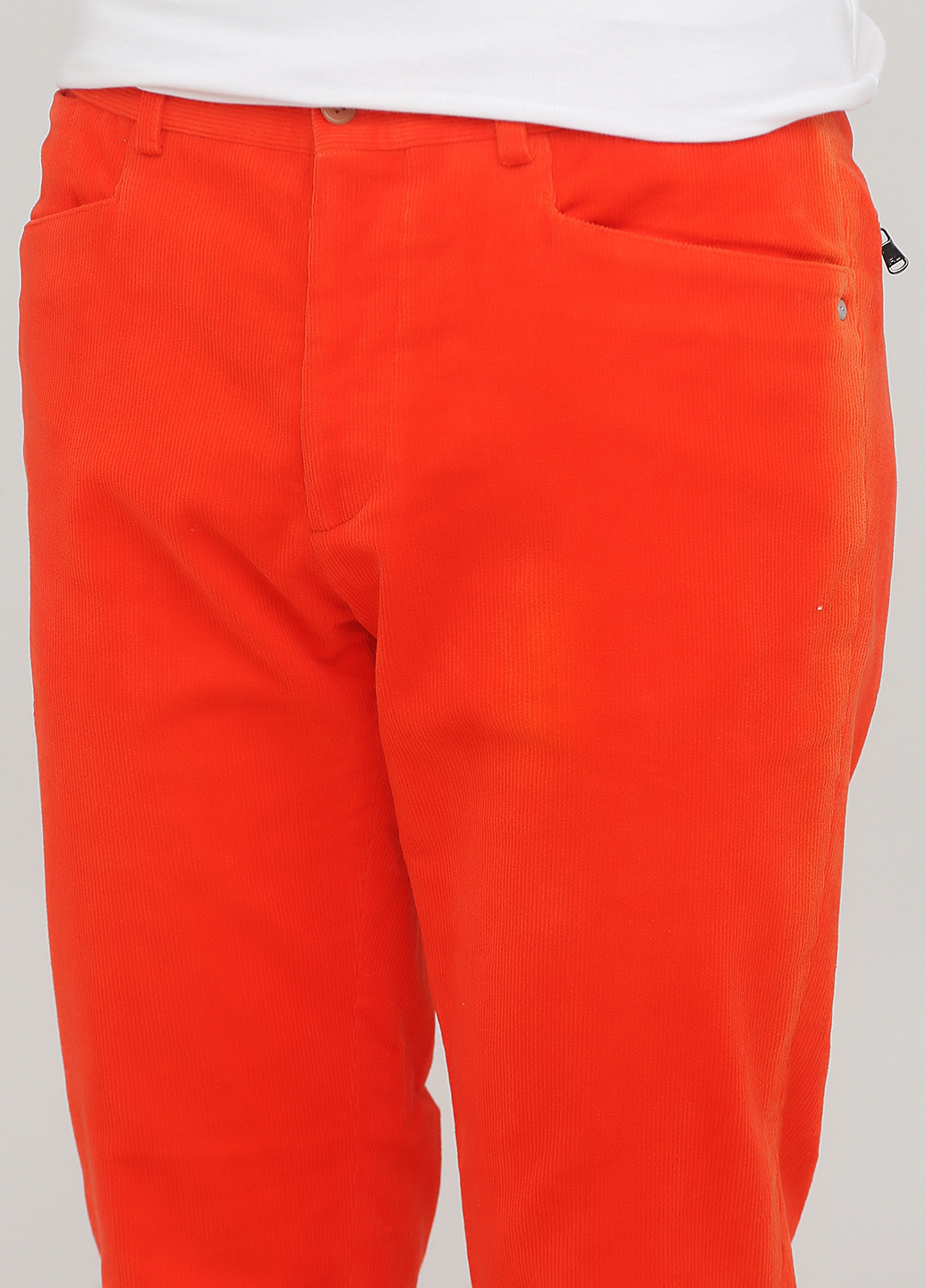 Оранжевые кэжуал демисезонные прямые брюки Ralph Lauren