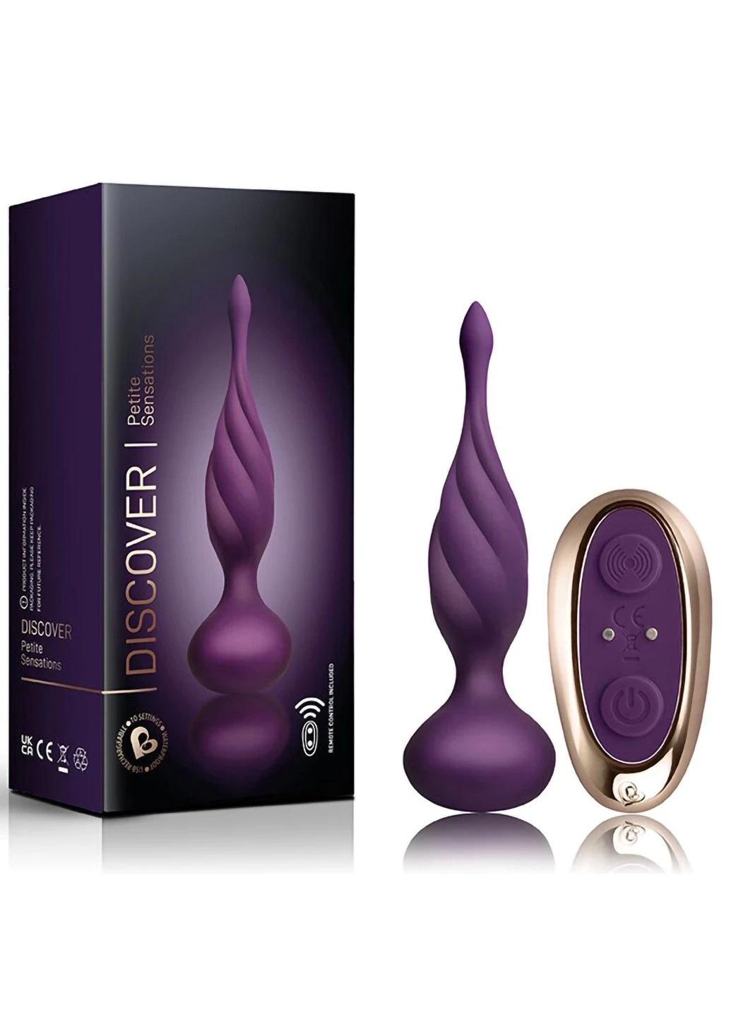 Анальна вібропробка Petite Sensations – Discover Purple Rocks-Off (254152302)