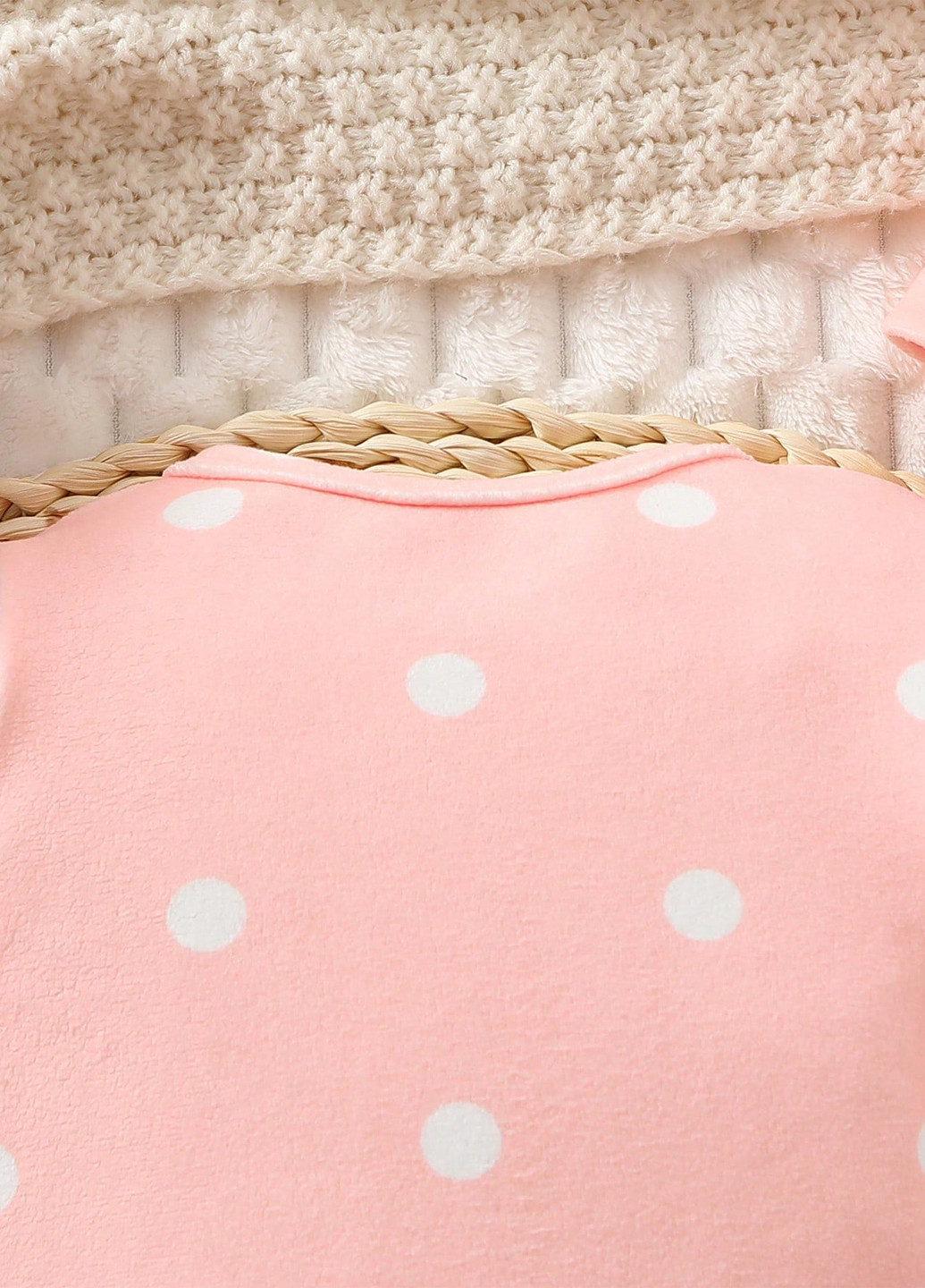 Коралова зимня піжама (чоловічок, шапочка) SHEIN