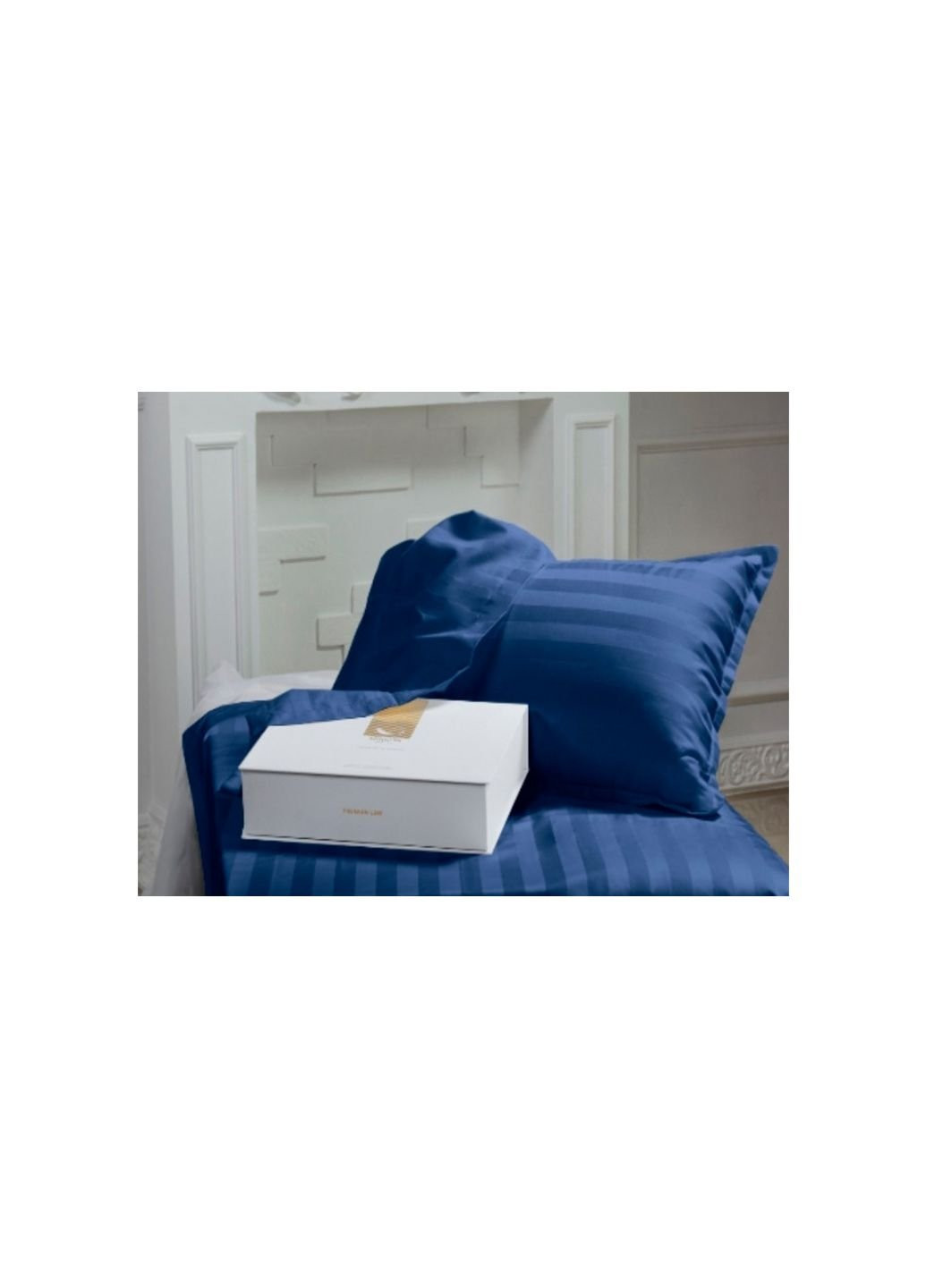 Постільна білизна Сатин-страйп Blue Sea 143х210 (2200000019141) Mirson (254079639)