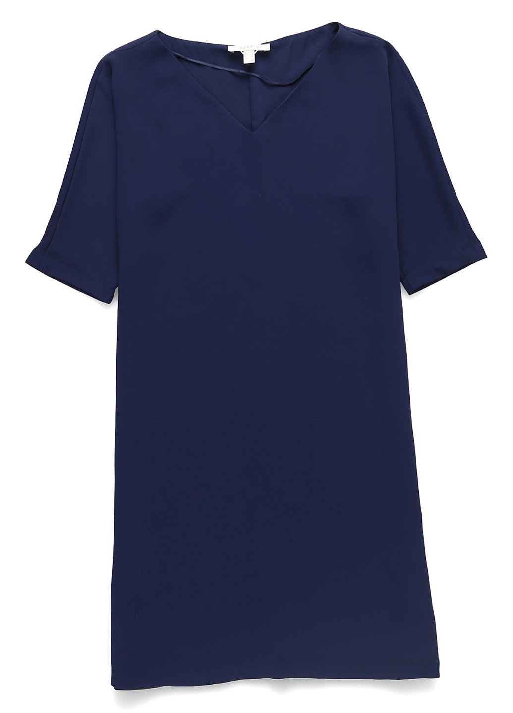 Темно-синя кежуал сукня Esprit однотонна