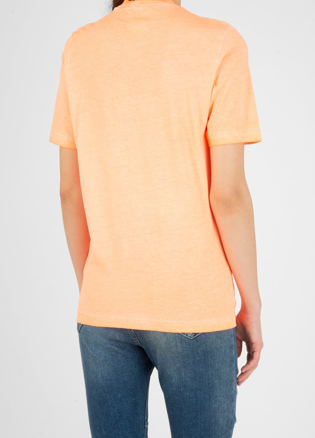 Оранжевая летняя футболка Dsquared2