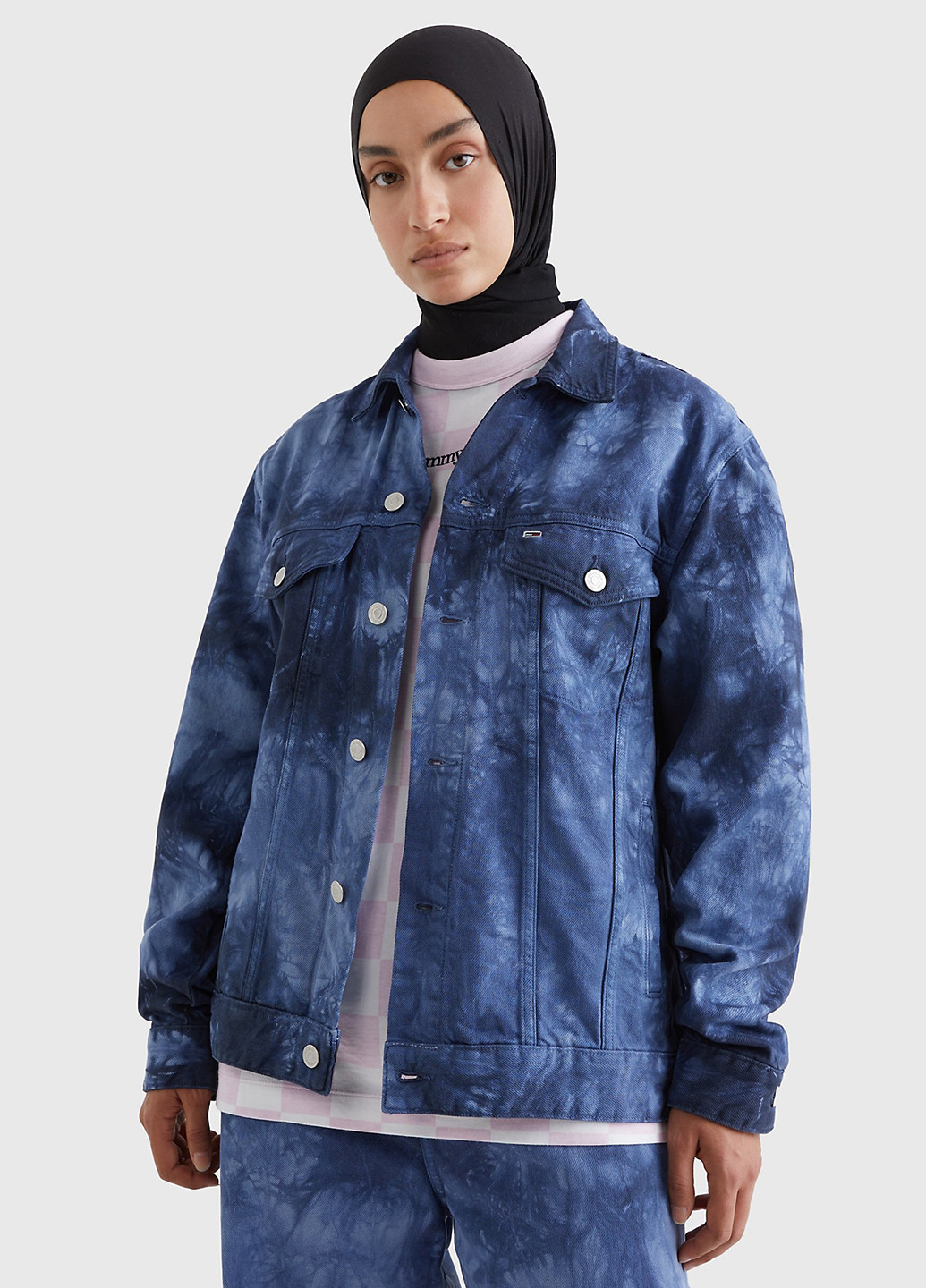 Синяя демисезонная куртка Tommy Hilfiger