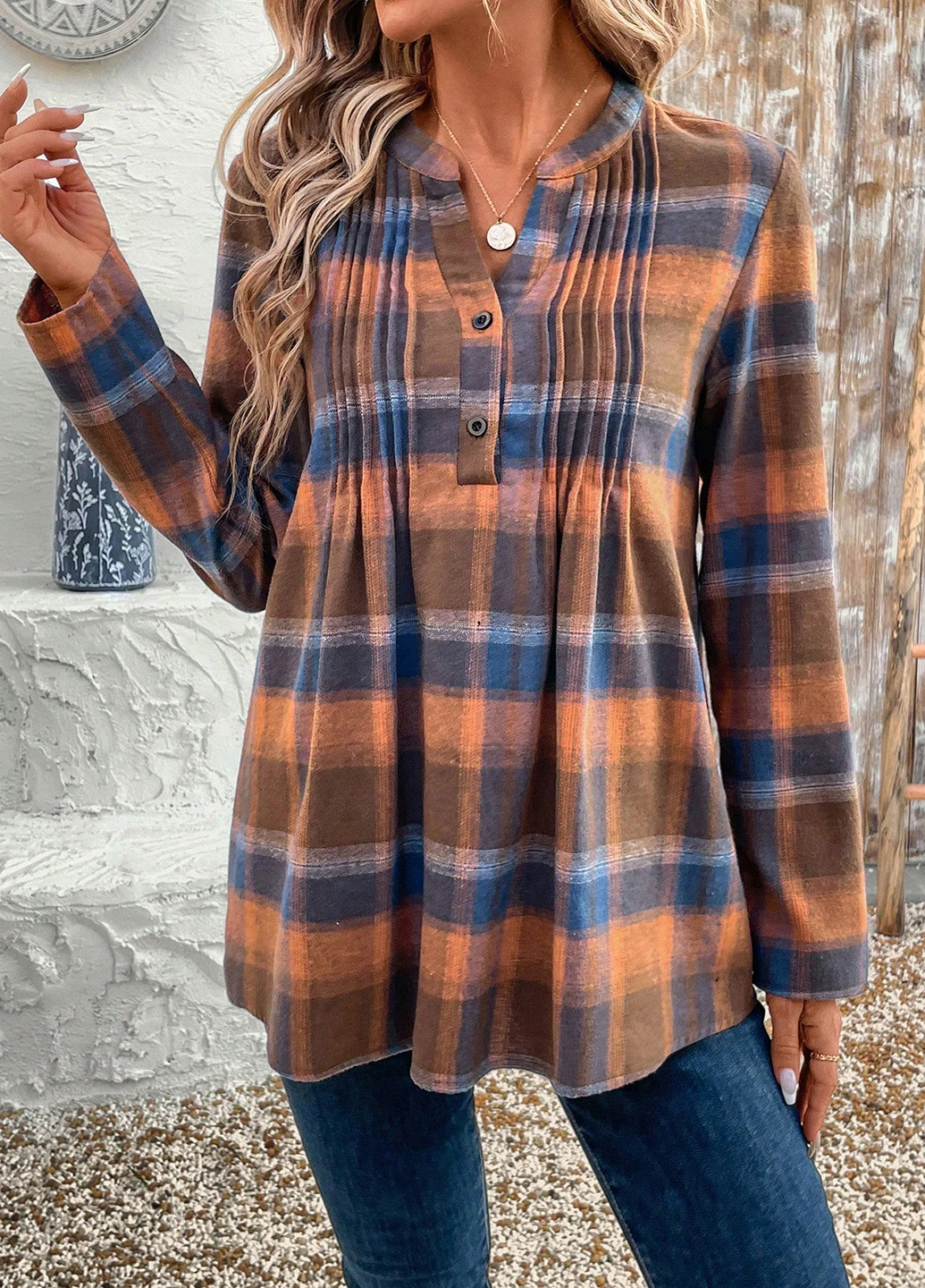 Комбінована блуза SHEIN