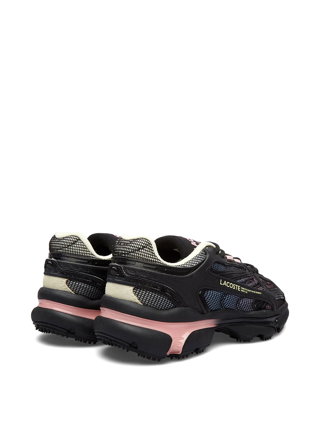 Кроссовки Lacoste L003 2K24 чёрные демисезоны (329629348)