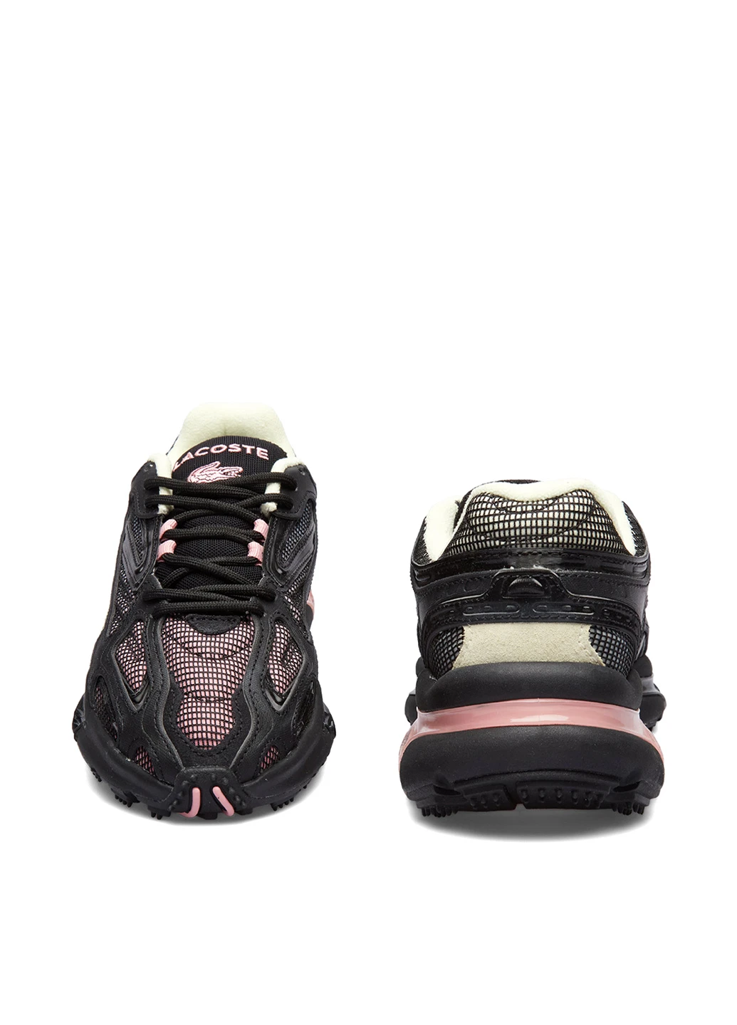 Кроссовки Lacoste L003 2K24 чёрные демисезоны (329629348)