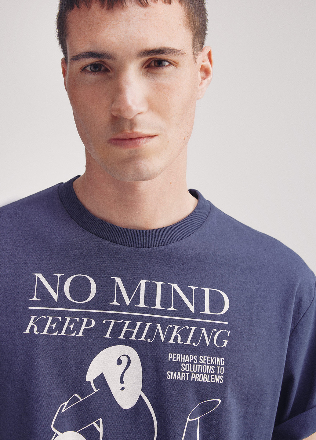 Синяя футболка Springfield