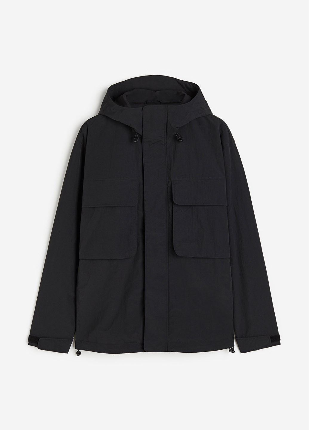 Чорна демісезонна куртка H&M