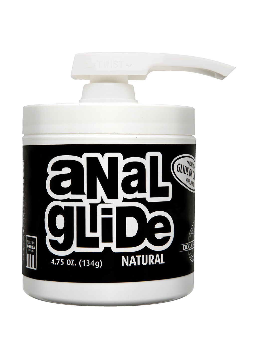 Анальний лубрикант на масляній основі Anal Glide Natural (134 гр) Doc Johnson (252156193)