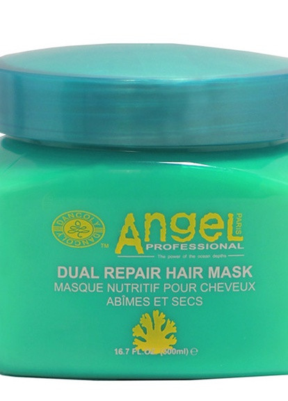Маска подвійної дії для відновлення і харчування пошкодженого волосся Professional. Angel - (217076857)
