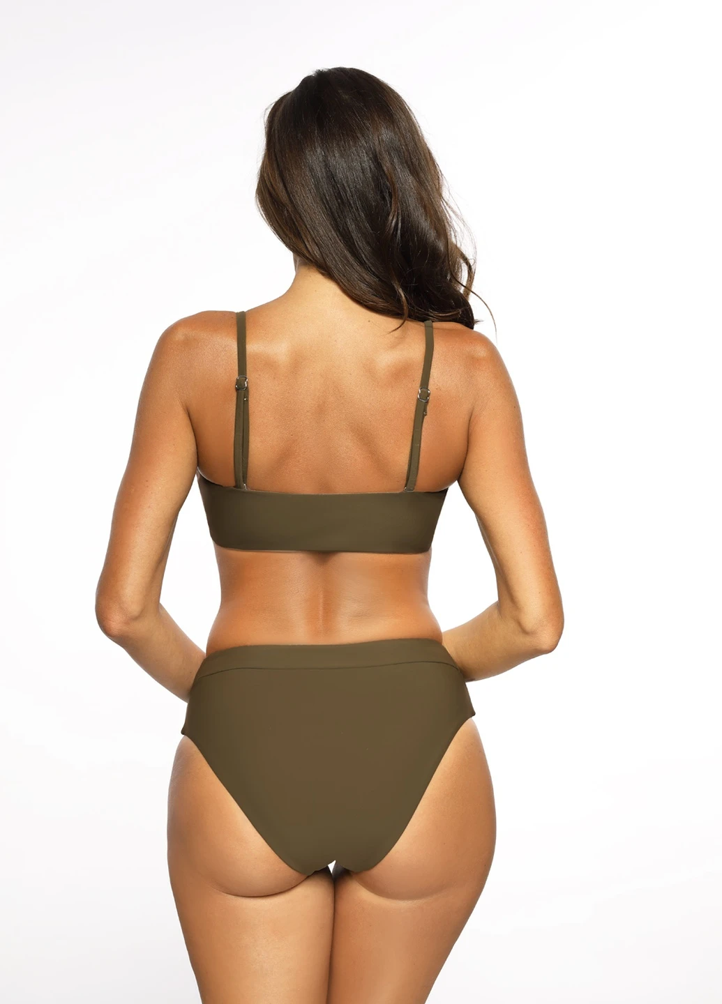 Коричневий демісезонний rachela 614-13 купальник (xl) роздільний Marko
