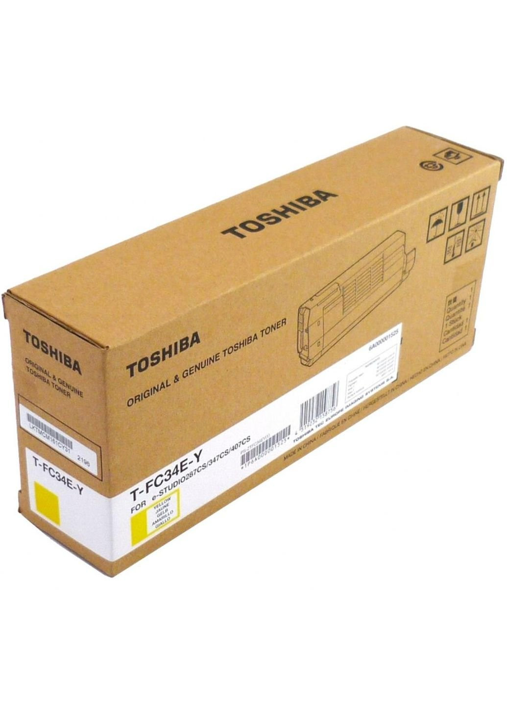 Тонер-картридж (6A000001770) Toshiba t-fc34ey 11.5k yellow (247619424)