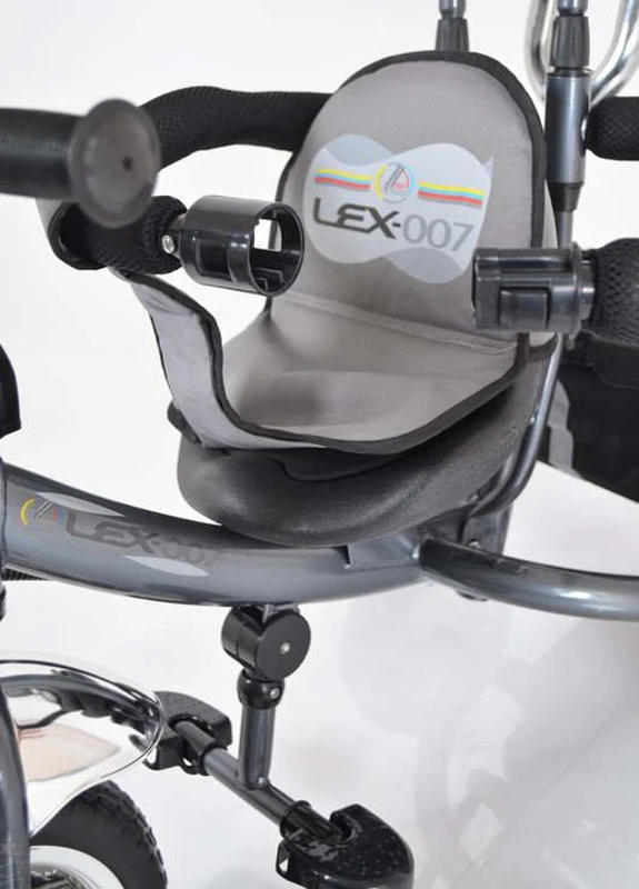 Трех-колесный Велосипед с родительской ручкой Lex-007 (10/8 EVA wheels) Grey Sigma (251788288)